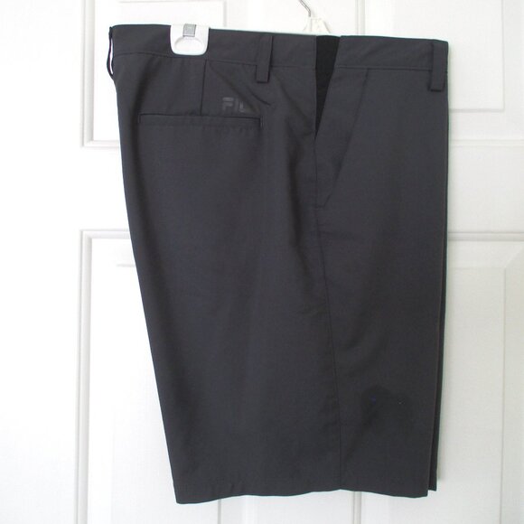 FILA Sport Mens Black Active 4-Pocket Short Pant - Size 36W - Picture 1 of 3